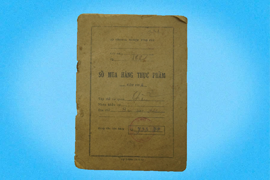 Sổ mua hàng thực phẩm
