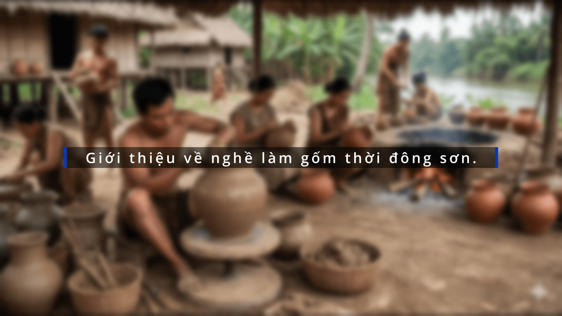 Video tái hiện nghề đúc đồng đông sơn